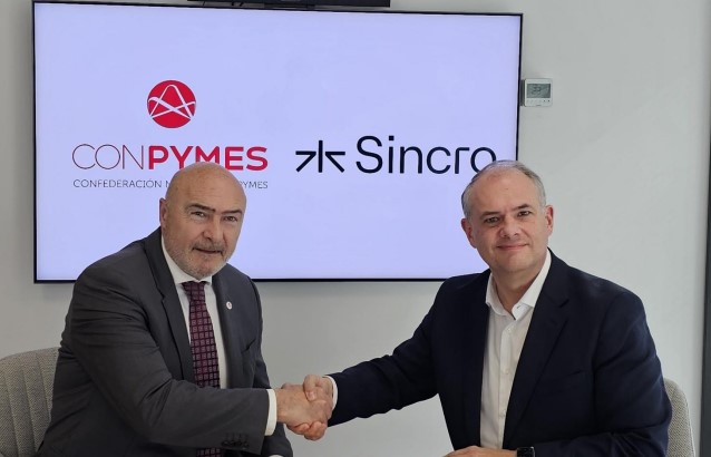 José María Torres (presidente de CONPYMES) y Carlos Ruiz (director general de SINCRO)