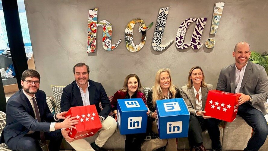 Rocío Albert en el estreno del programa de formación en habilidades digitales de LinkedIn - Foto Comunidad de Madrid