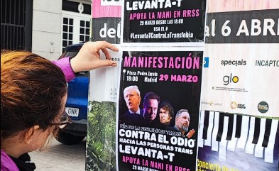 Manifestación contra la transfobia - Federación Plataforma Trans (X)