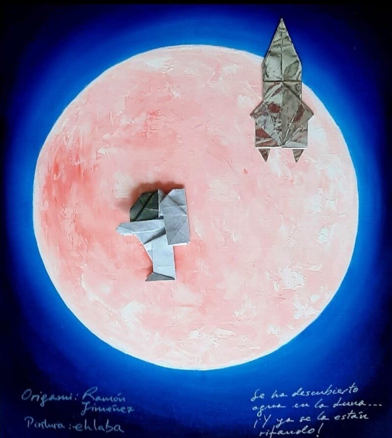 Exposición de oleorigami literario. Arte, papel y literatura