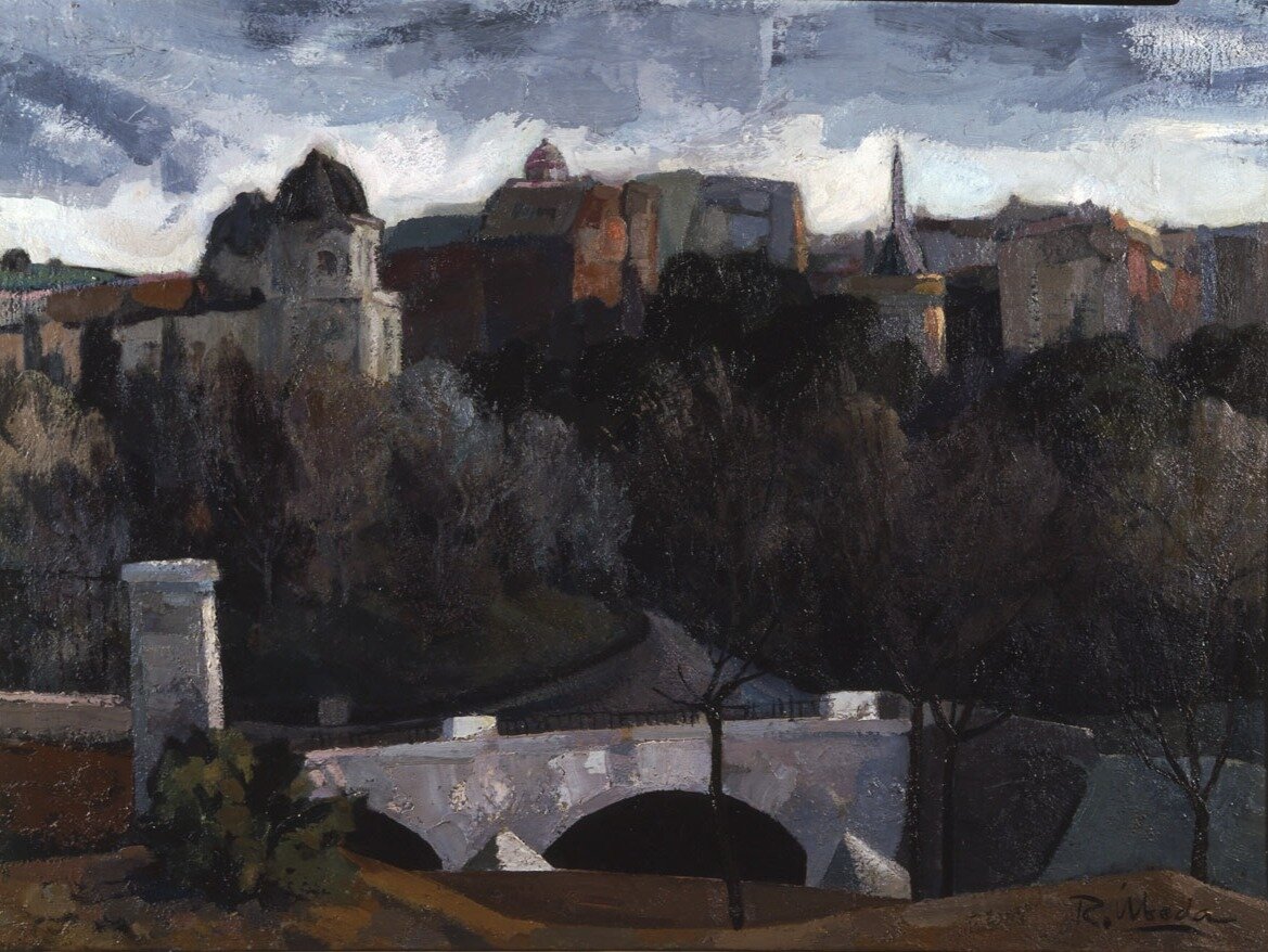 PAISAJE DE MADRID, 1965. Colección Real Academia de Bellas Artes de San Fernando - Pilar Corredoira