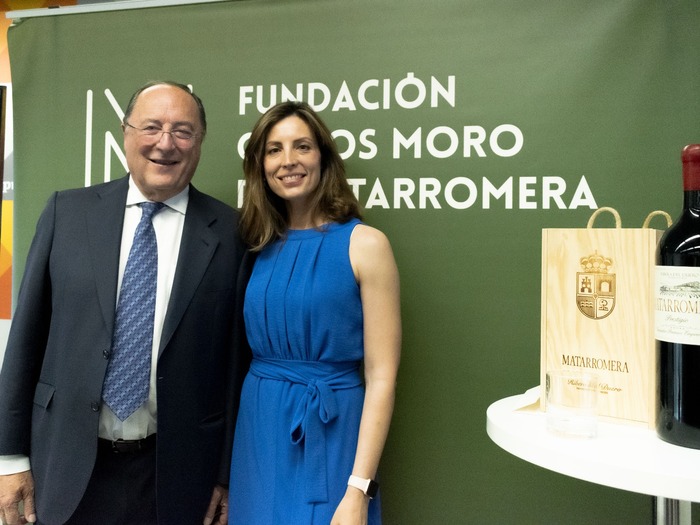 Paloma Moro y Carlos Moro de Matarromera