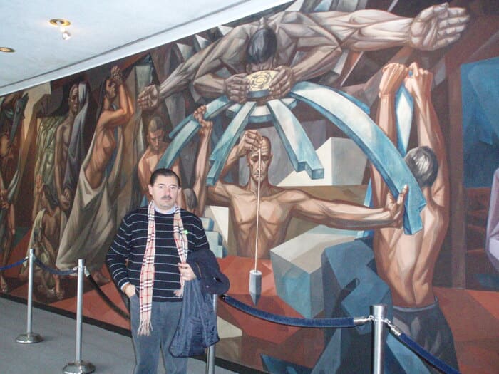 Nueva York. Mural de Vela Zanetti. Sede de la ONU en NY