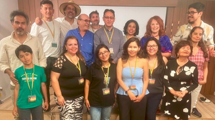 Integrantes del Tercer Encuentro de Escritores Bolivianos en Madrid, junio 2025