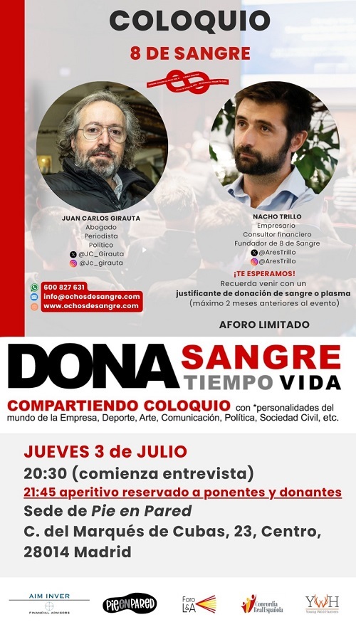 Coloquio 8 de sangre con Juan Carlos Girauta
