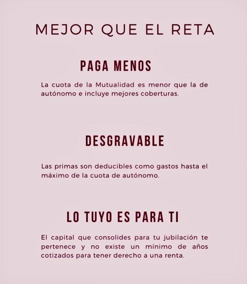 Captura de la información ofrecida en la web de la Mutualidad
