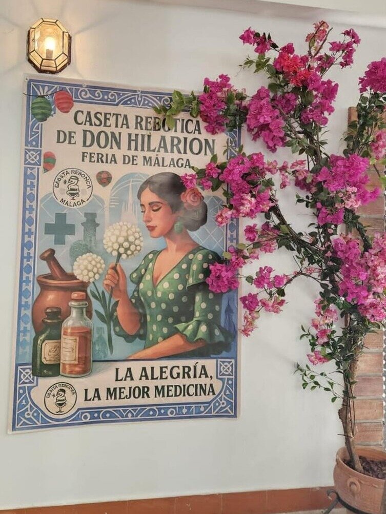 Imagen de la caseta La Rebotica de la feria de Málaga 2025 - Dr. Enrique Granda