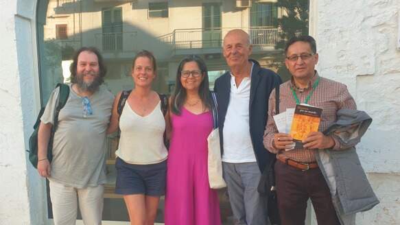 Massimiliano Bardotti, Barbara Herzog, Lina Scarpati, Emilio Coco y Javier Claure