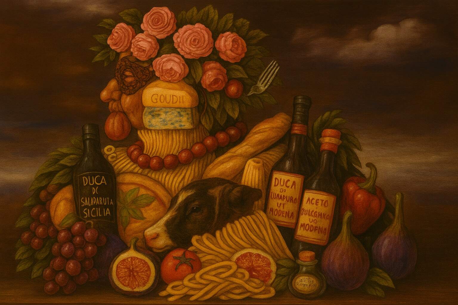 IA imagen Giuseppe Arcimboldo