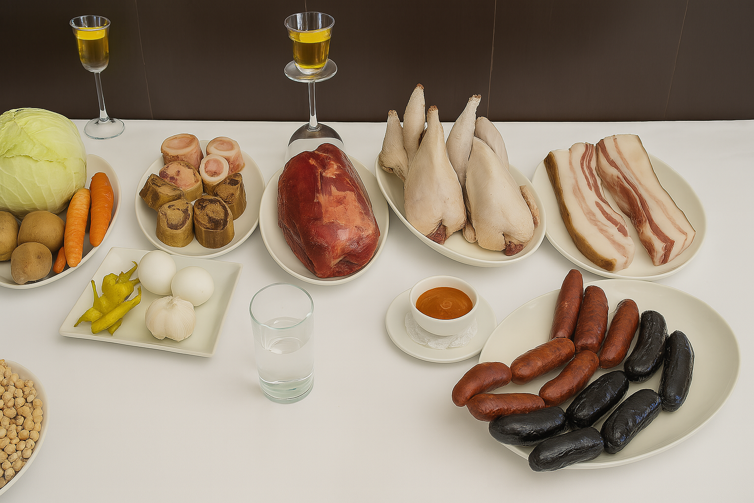 IA ingredientes Cocido madrileño