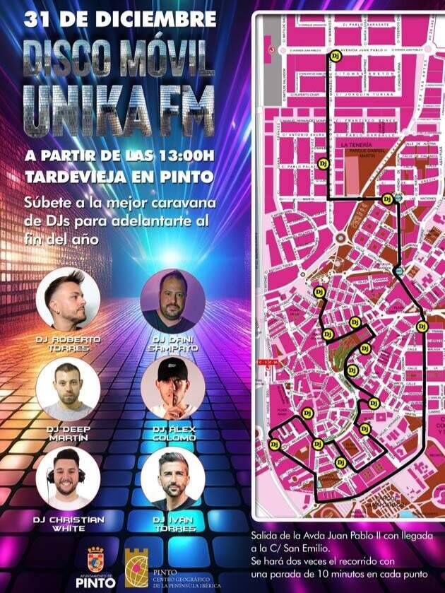 Disco Móvil Tardevieja Pinto