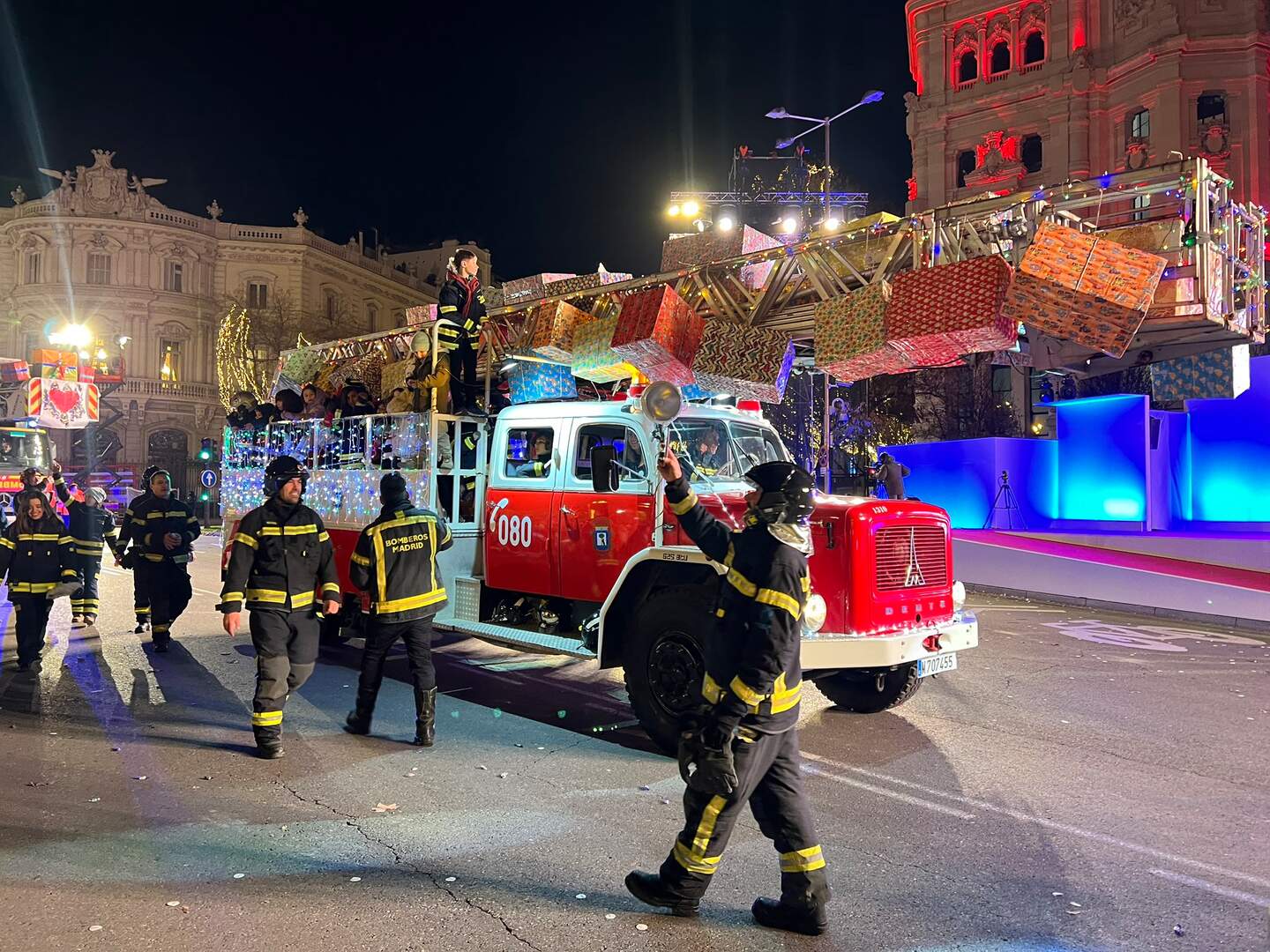 Carroza del SAMUR Cabalgata Madrid 2026