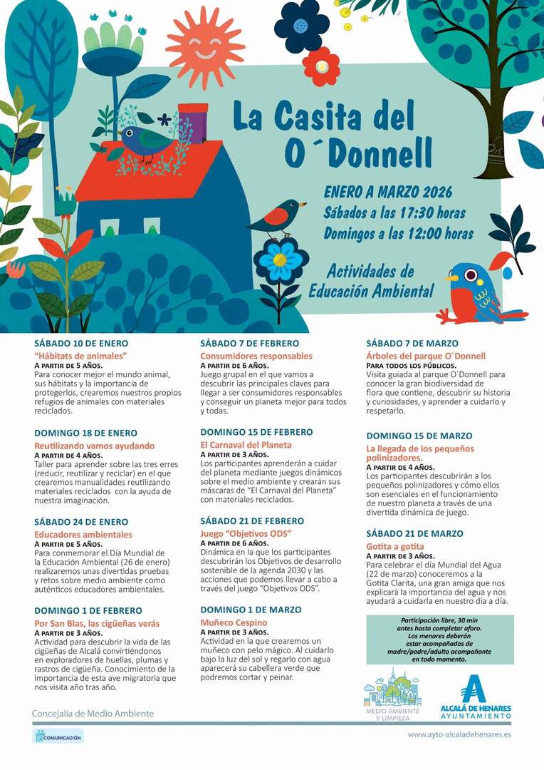 Casita ODonell Alcalá de Henares (enero a marzo 2026) - Foto del Ayuntamiento de Alcalá de Henares