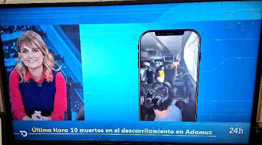 Foto-pantallazo La 1 de TVE - Ricardo Magaz