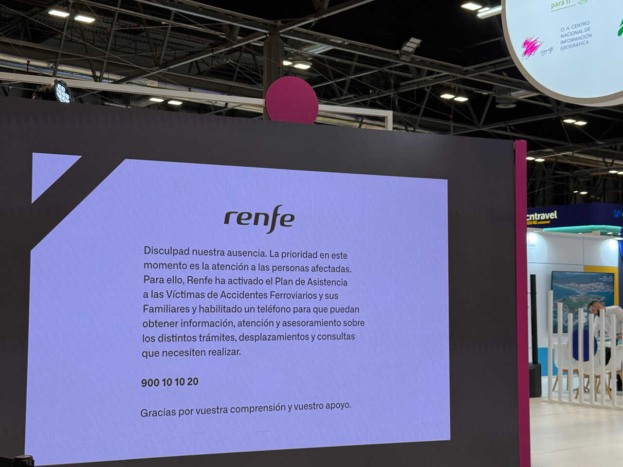 Stand Renfe en FITUR 2026
