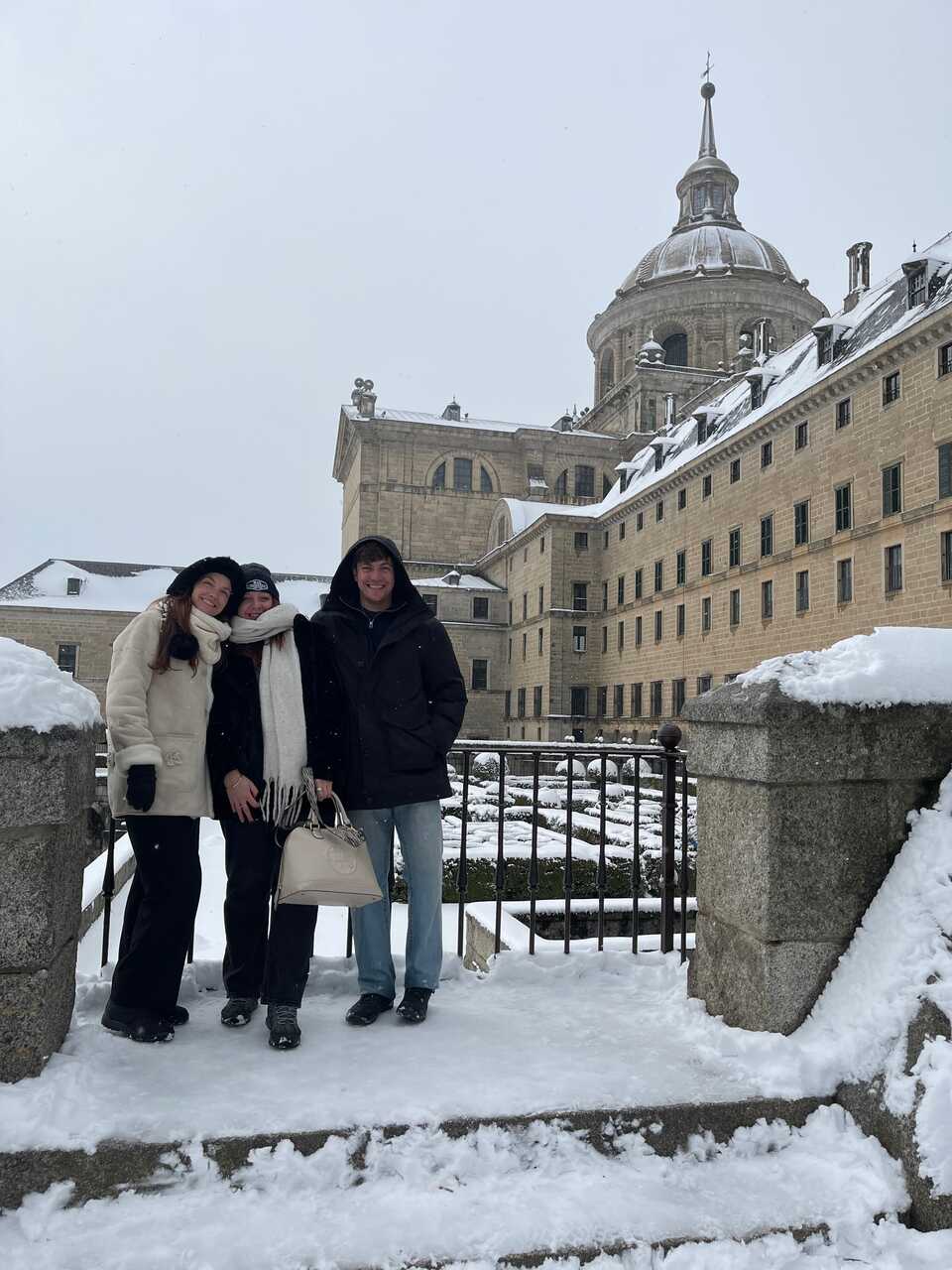 Nevada en San Lorenzo de El Escorial 28 de enero 2026 - Foto de X @TabogaKaren Karen Taboga
