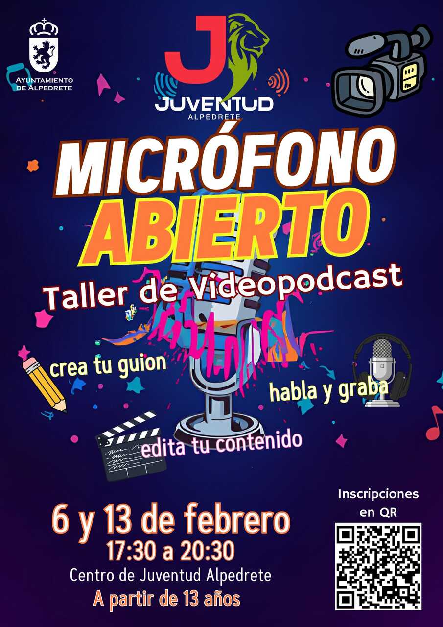 Taller de creación de podcast en Alpedrete - Foto del Ayuntamiento de Alpedrete
