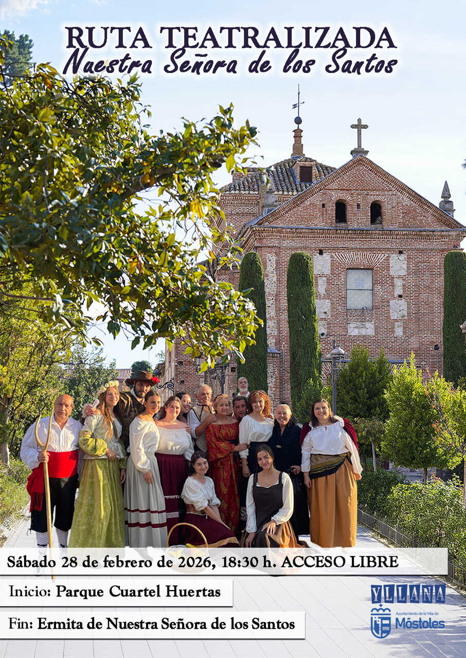 Cartel Ruta Nuestra Señora de los Santos - Imagen del Ayuntamiento de Móstoles