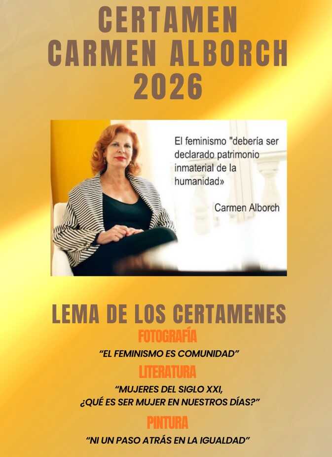 Certamenes Carmen Alborch 2026 - Imagen del Ayuntamiento de Fuenlabrada