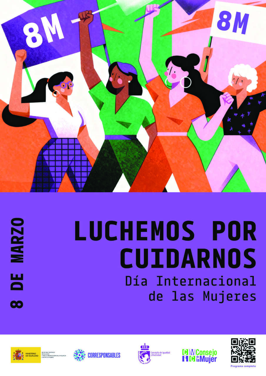 Cartel Programa 8M - Imagen del Ayuntamiento de Coslada