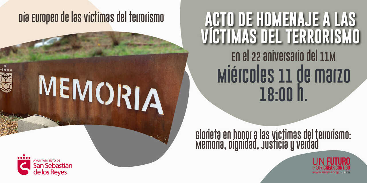 Homenaje 11 de marzo - Imagen del Ayuntamiento de San Sebastián de los Reyes