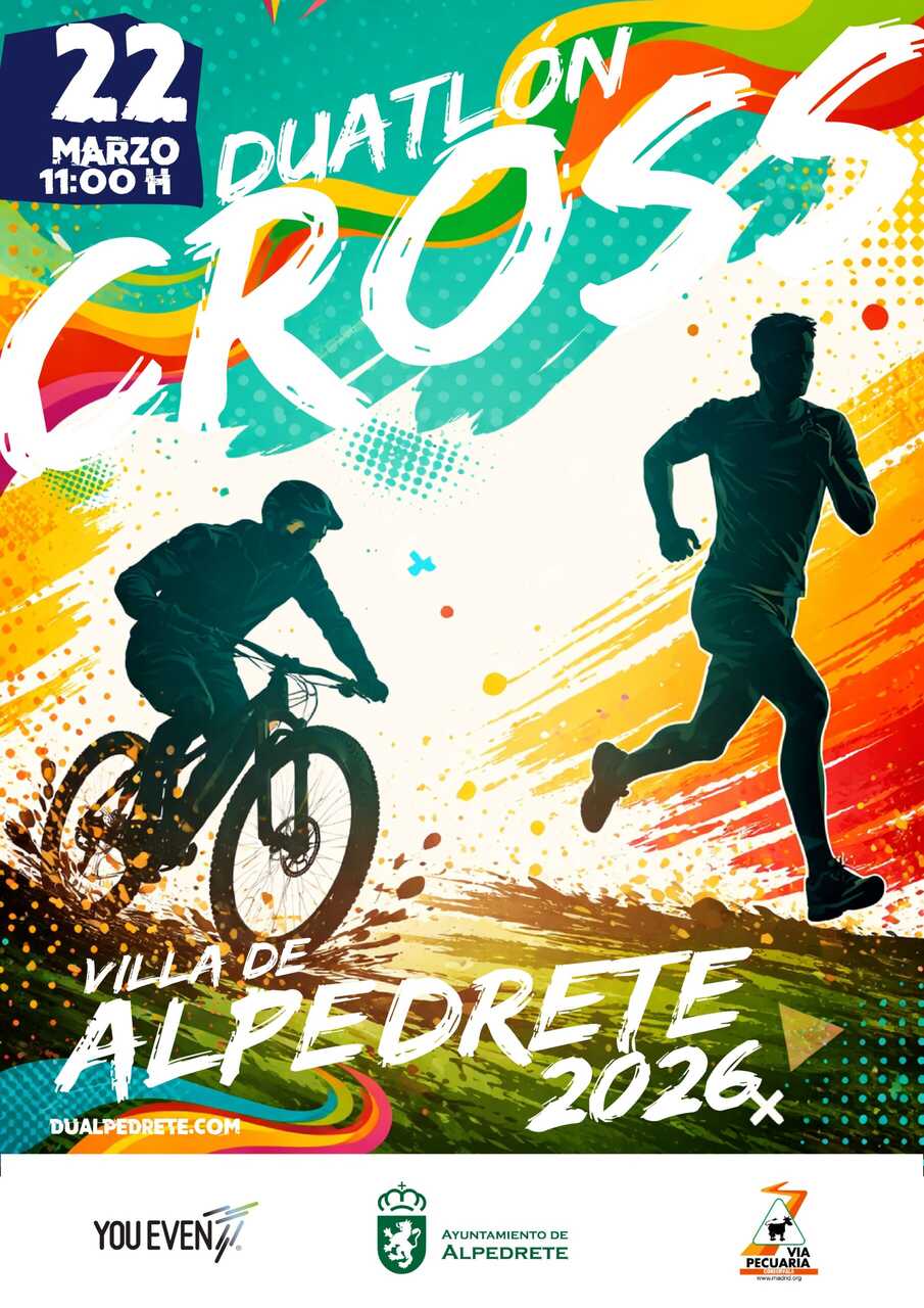 Cartel Duatlón Alpedrete 2026