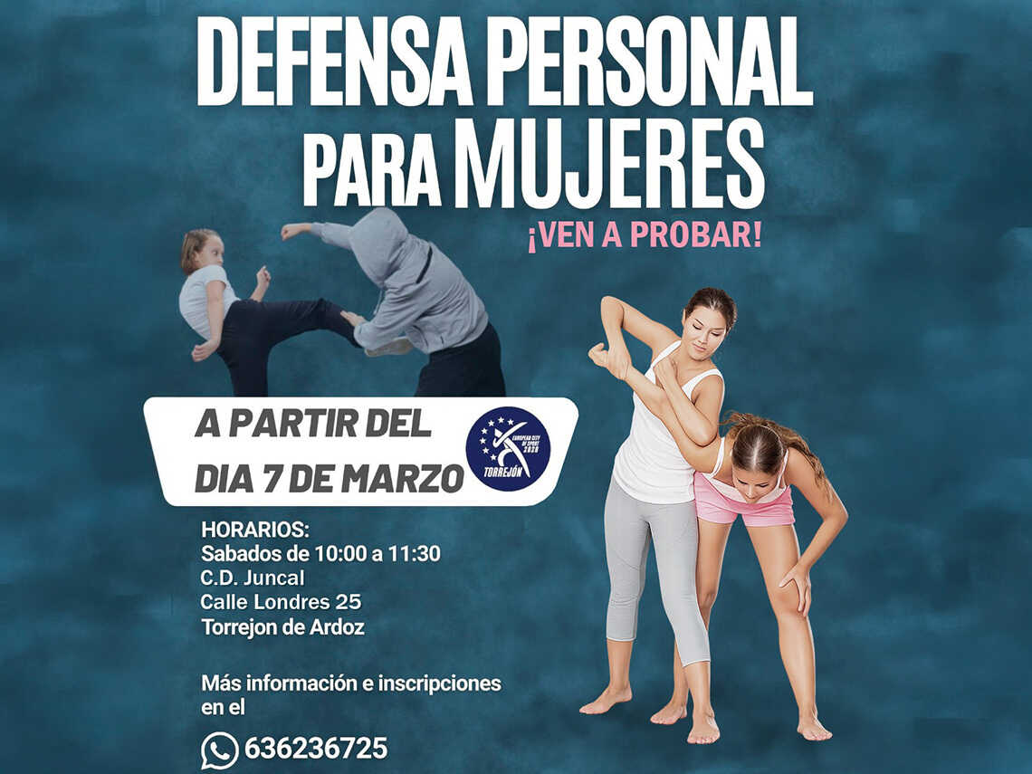 Defensa personal mujeres - Imagen del Ayuntamiento de Torrejón de Ardoz