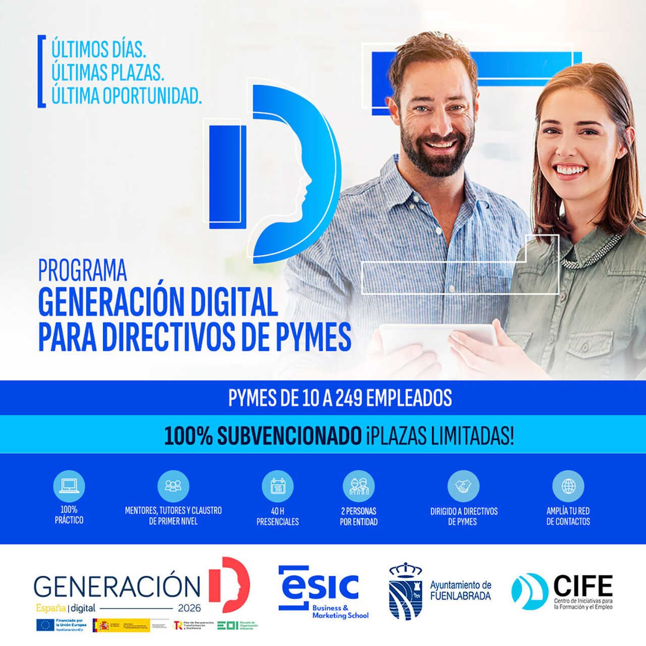 Máster Ejecutivo en Transformación Digital ESIC Fuenlabrada pymes