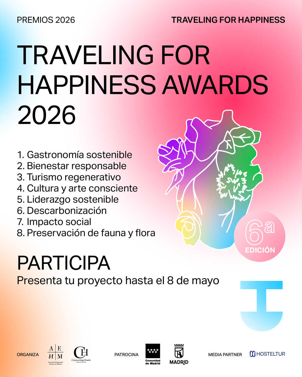 Premios Traveling for Happiness - Imagen de la Asociación Empresarial Hotelera de Madrid (AEHM)