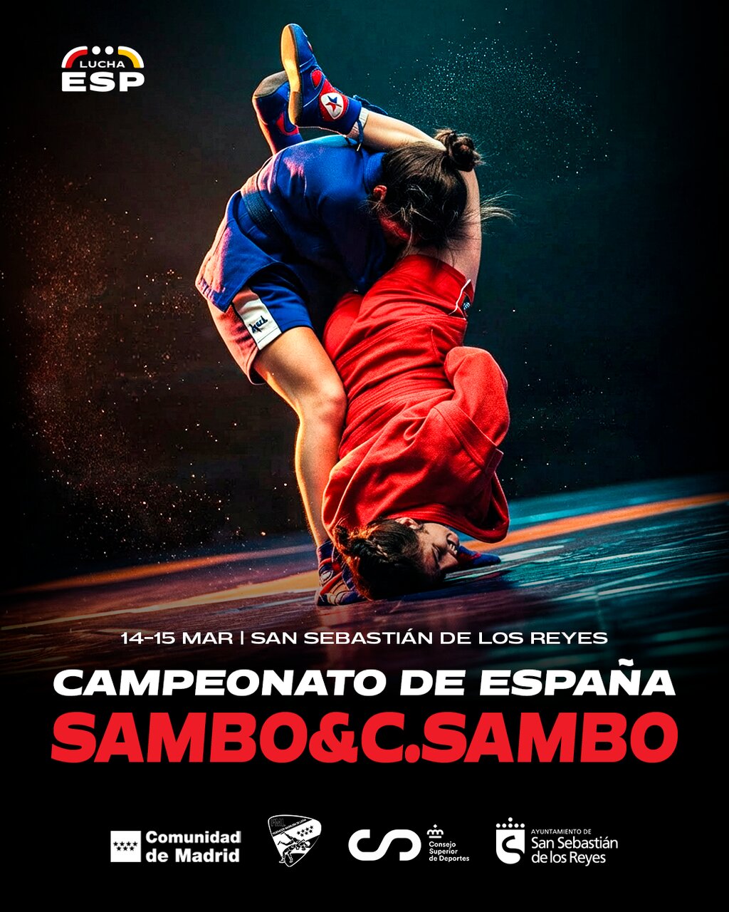 Campeonato de España de Combat Sambo en San Sebastián de los Reyes - Imagen del Ayuntamiento de San Sebastián de los Reyes