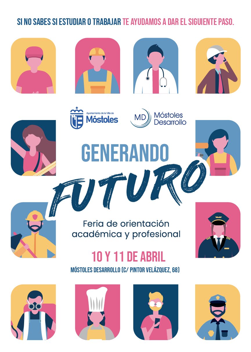 Generando futuro Feria de orientación académica y profesional - Imagen del Ayuntamiento de Móstoles