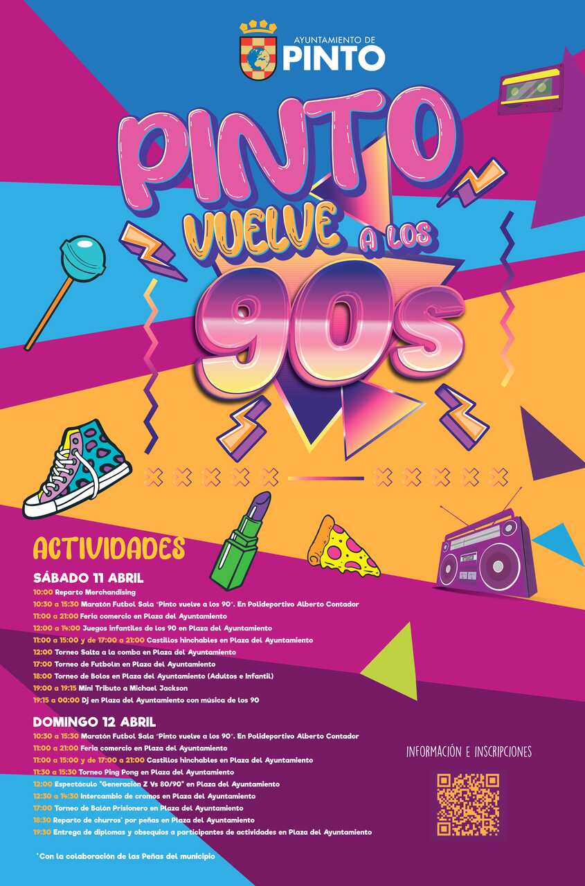 Pinto vuelve a los 90 Fiesta - Imagen del Ayuntamiento de Pinto