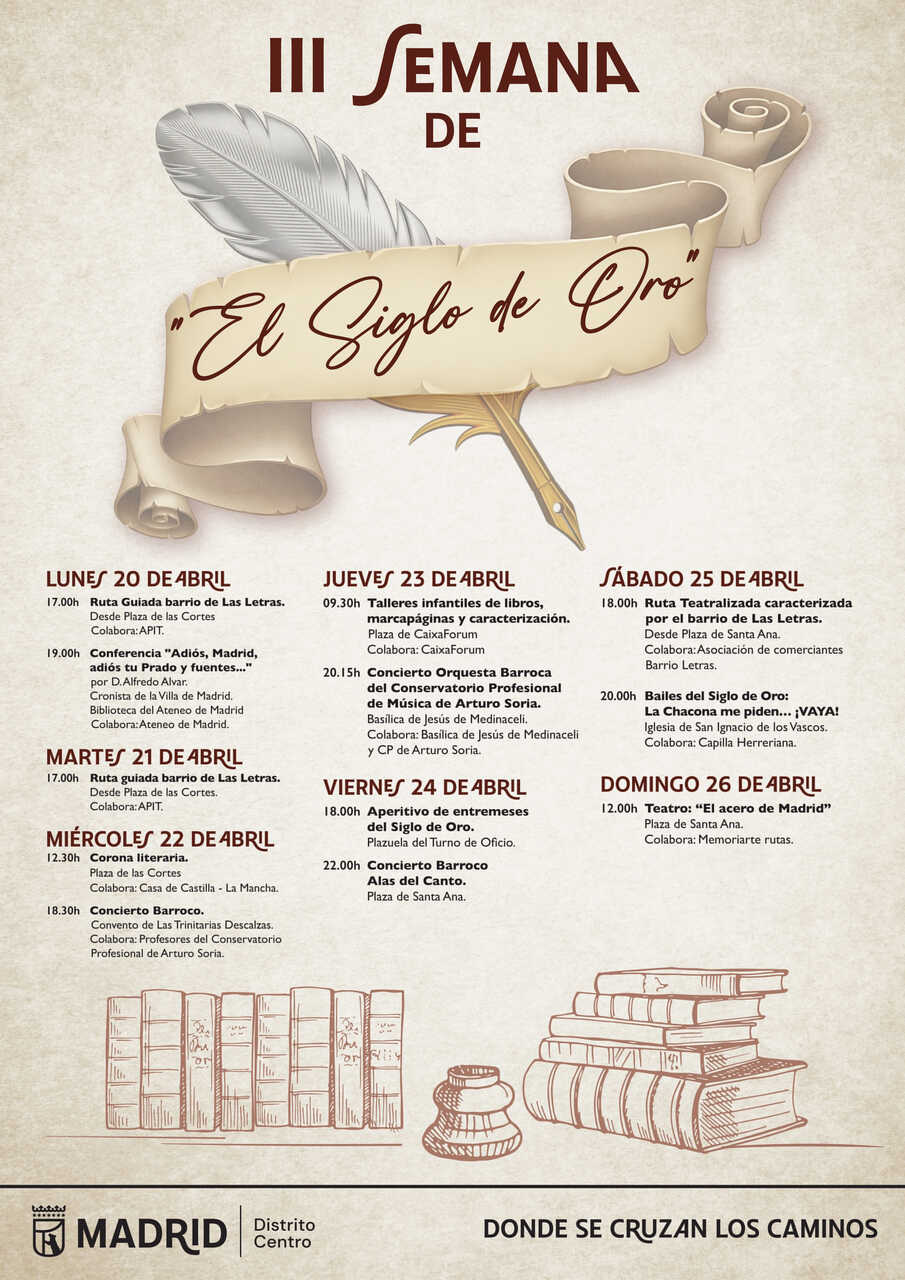 Imagen del cartel de la III Semana del Siglo de Oro