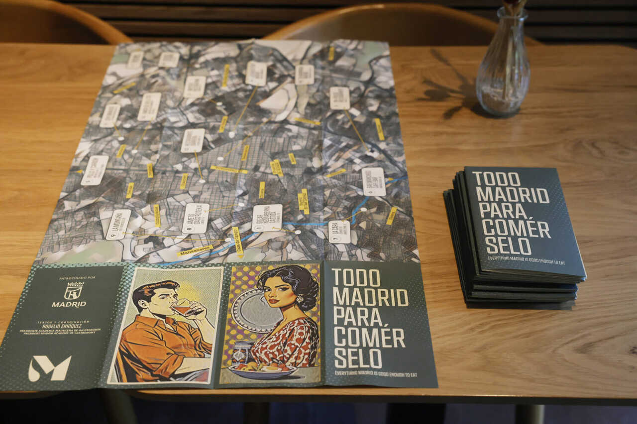 Mapa ilustrado 'Todo Madrid para comérselo' - Foto Ayuntamiento de Madrid