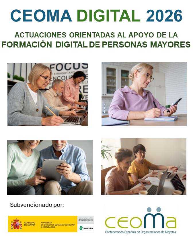 Cartel de CEOMA Digital 2026