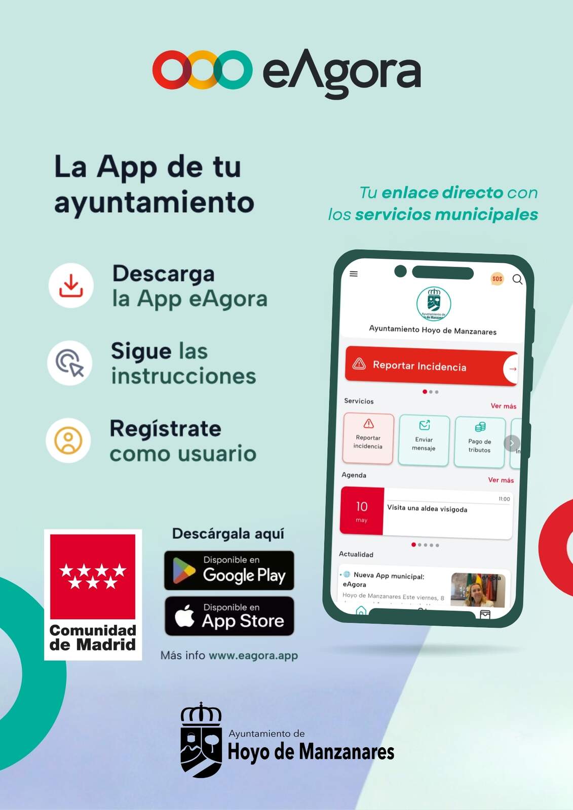 Presentación de la aplicación eAgora en Hoyo de Manzanares - Imagen del Ayuntamiento de Hoyo de Manzanares