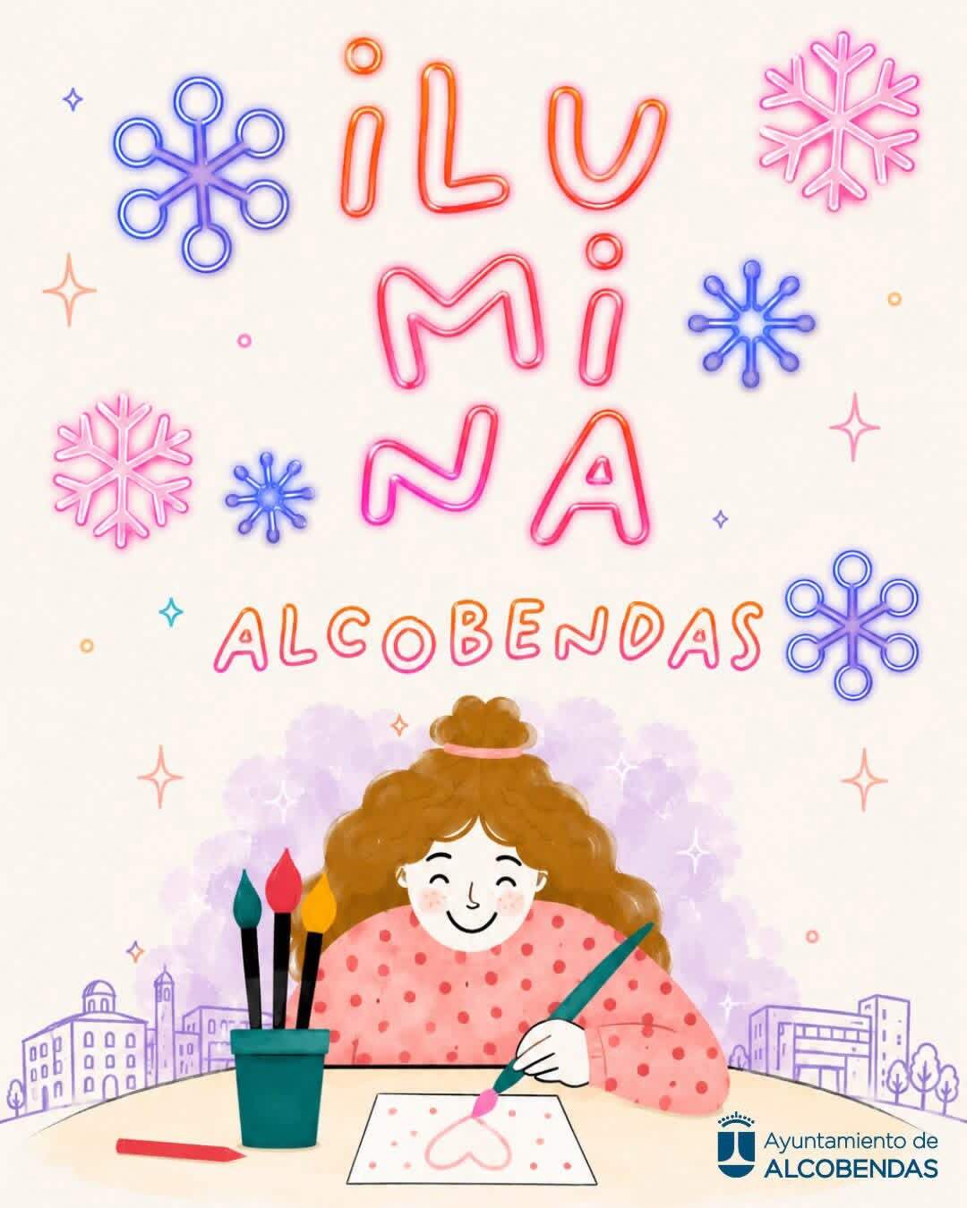 Alcobendas convoca a niños y jóvenes para diseñar la iluminación que adornará las calles en Navidad - Imagen del Ayuntamiento de Alcobendas