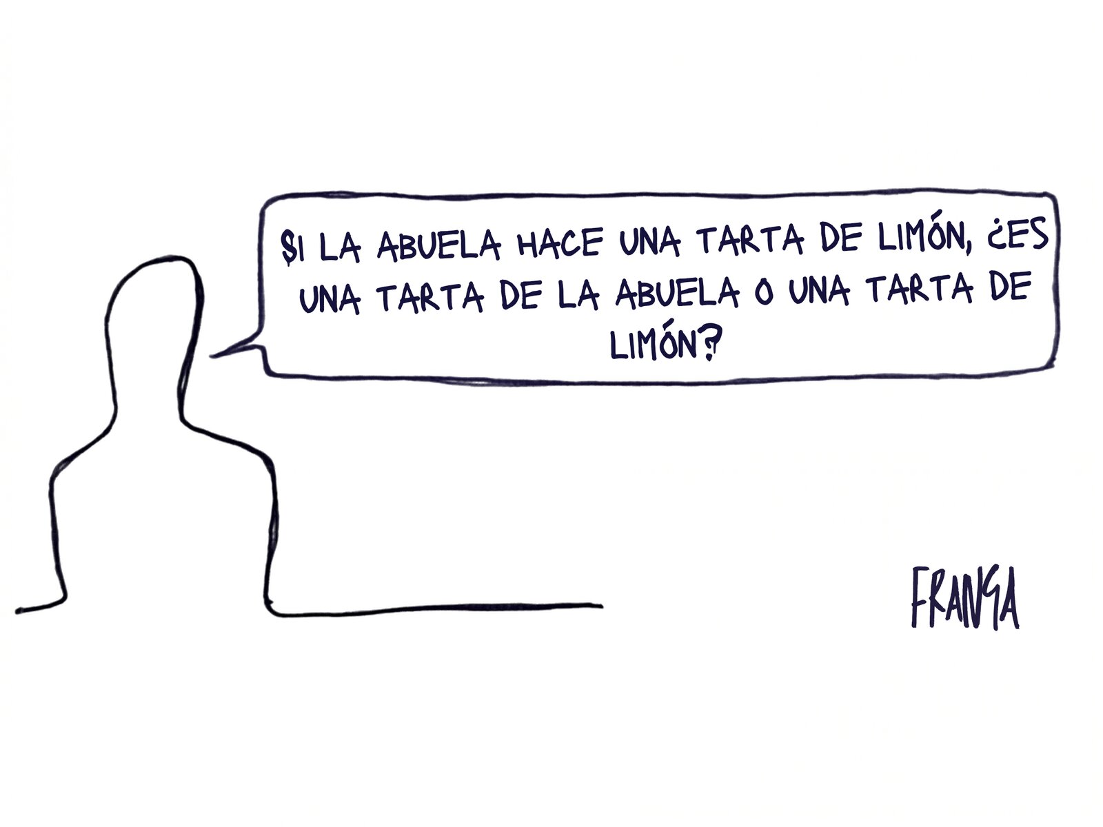 Tarta de la abuela - Las viñetas de Manuel Franganillo
