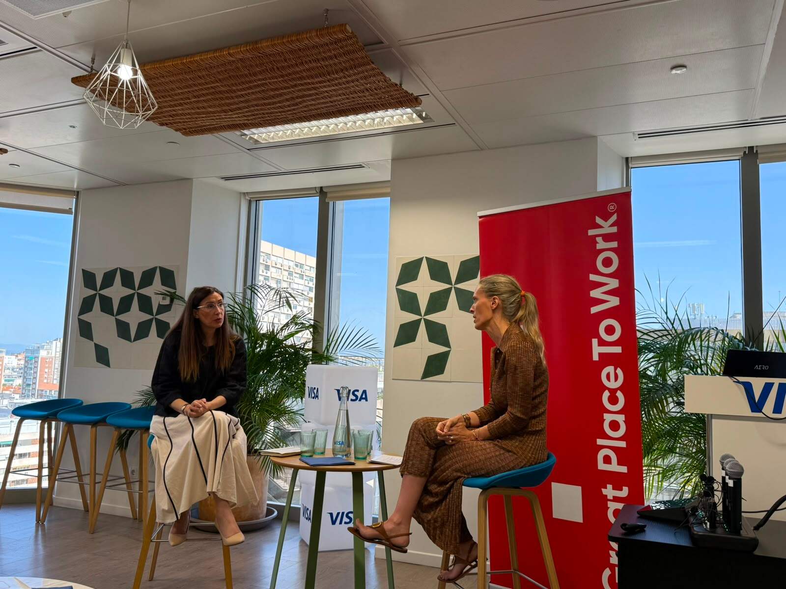 Ana Romeo, directora de Recursos Humanos para el Sur de Europa de Visa Spain durante la jornada
