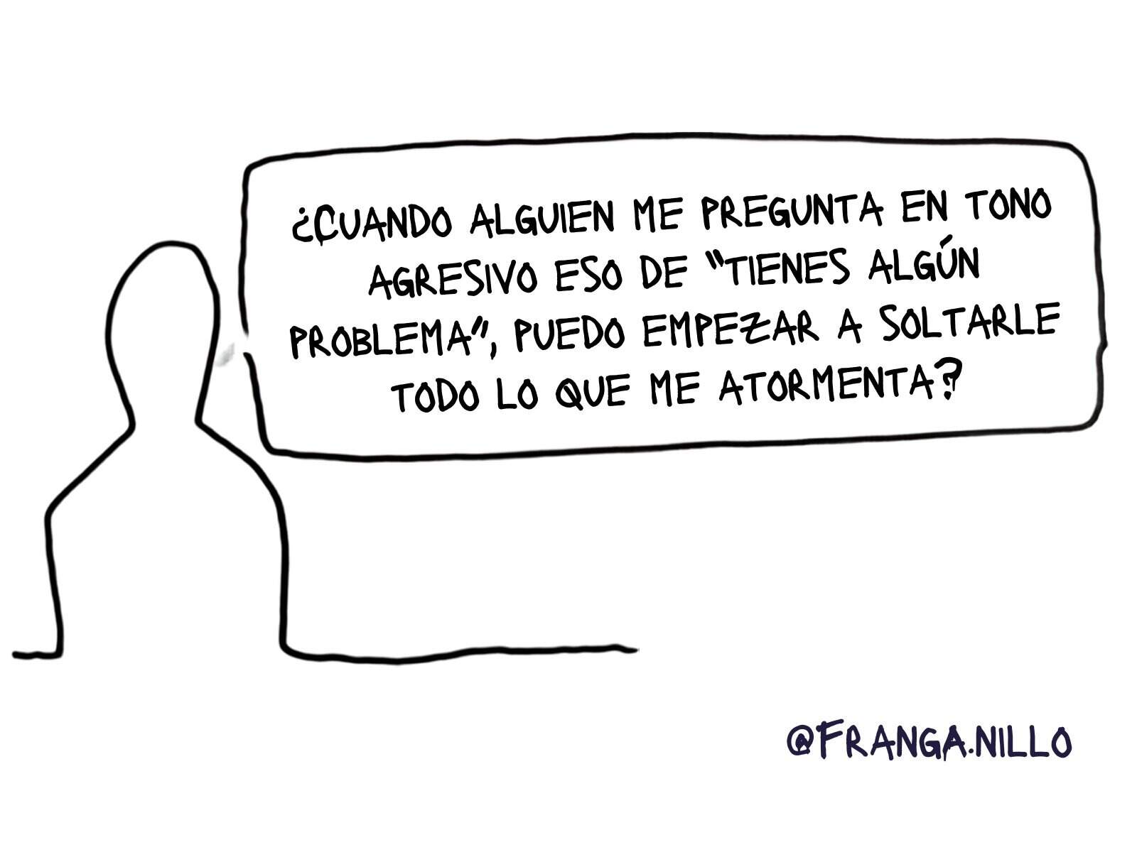 Tienes algún problema - Las Viñetas de Manuel Franganillo
